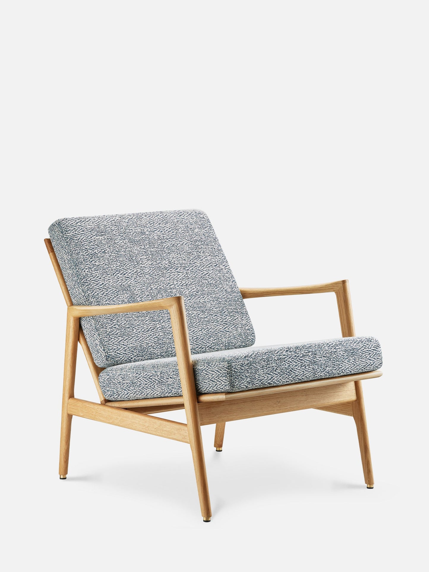 Stefan Lounge Chair in Braid Indigo