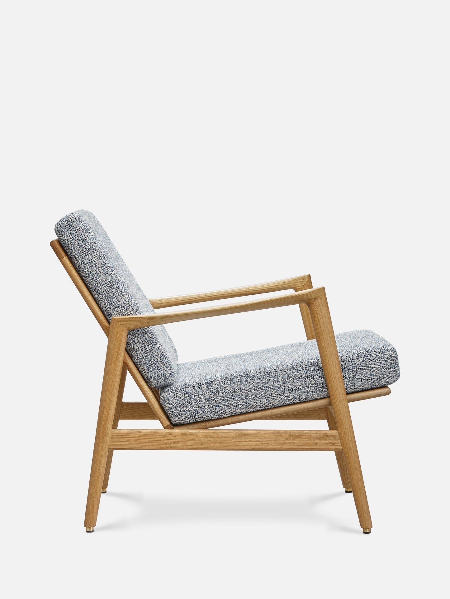 Stefan Lounge Chair in Braid Indigo