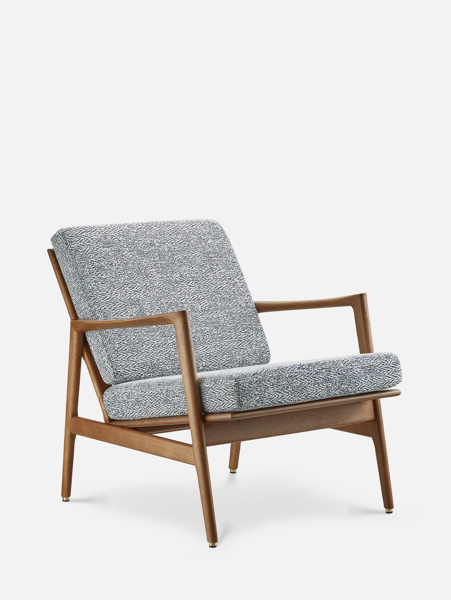 Stefan Lounge Chair in Braid Indigo
