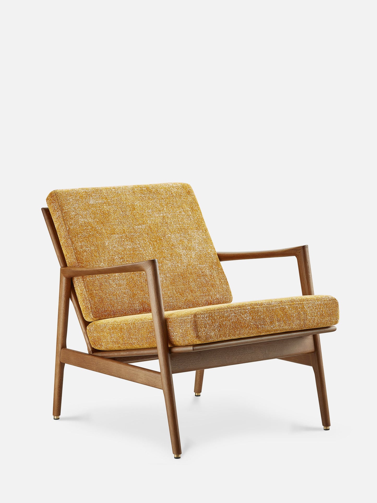 Stefan Lounge Chair in Marble Mustard