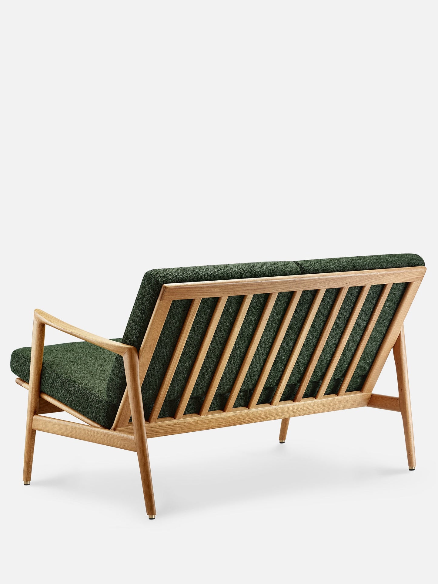 Stefan 2-Seater in Boucle Bottle Green