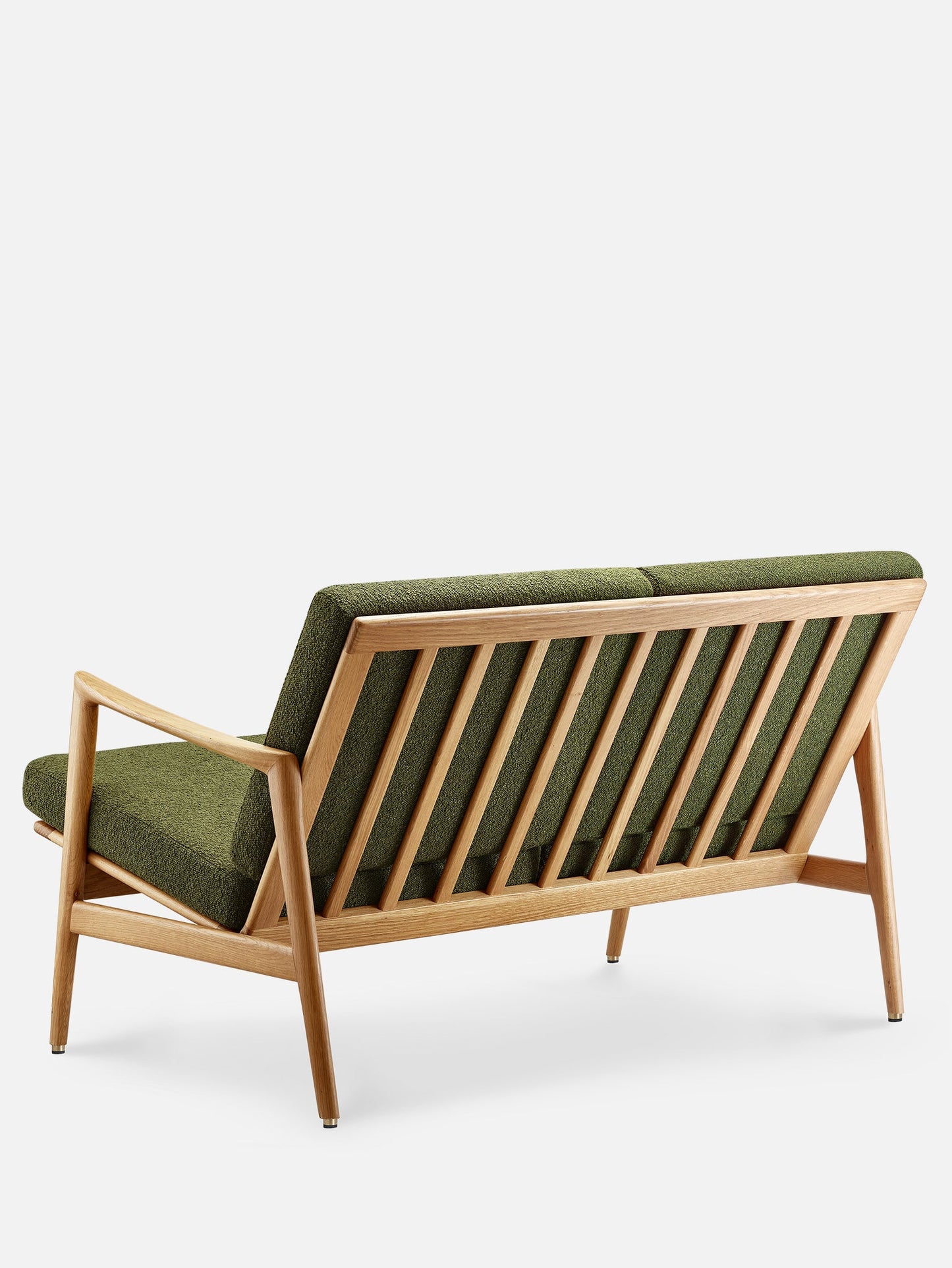 Stefan 2-Seater in Boucle Olive