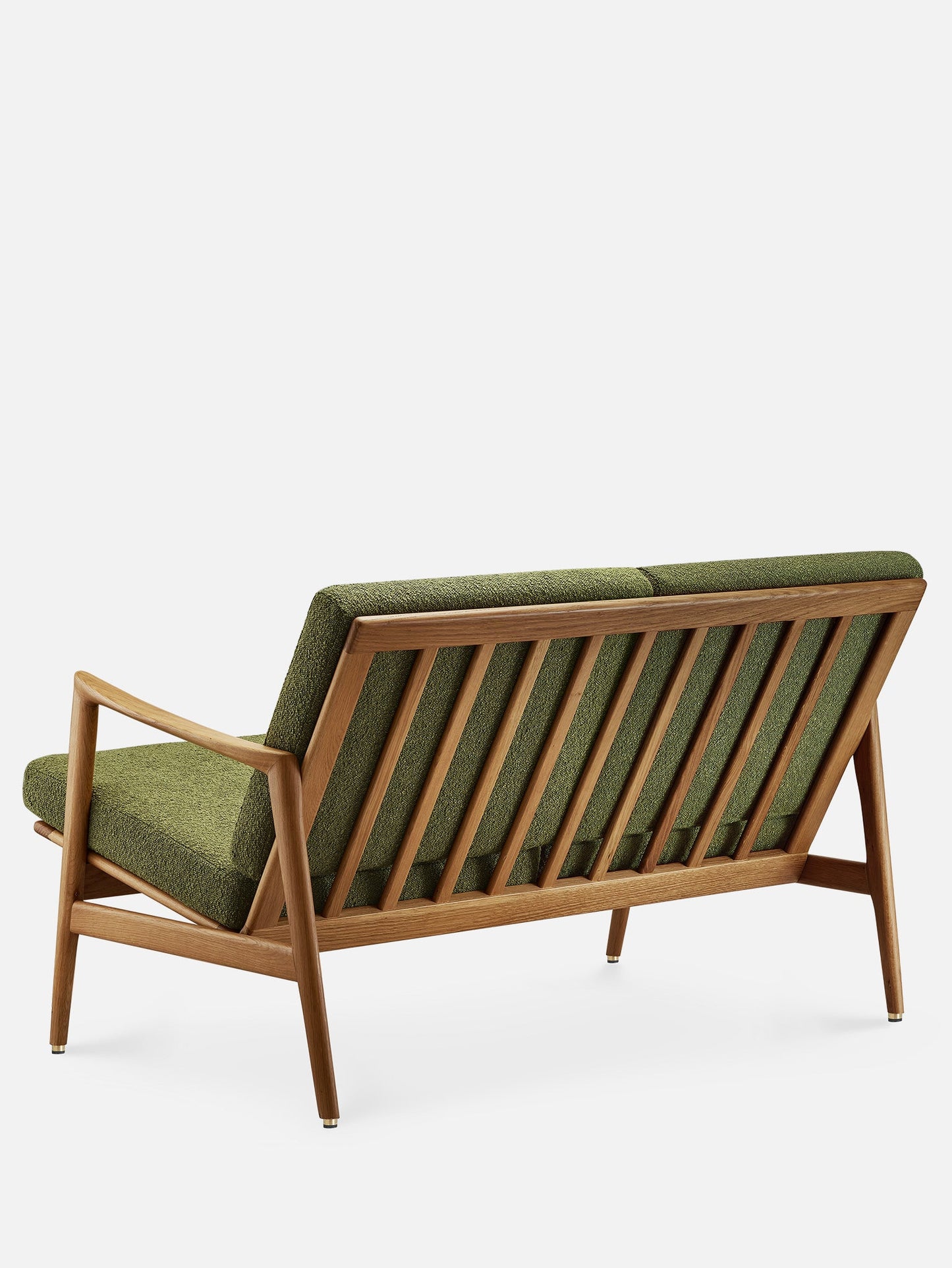 Stefan 2-Seater in Boucle Olive