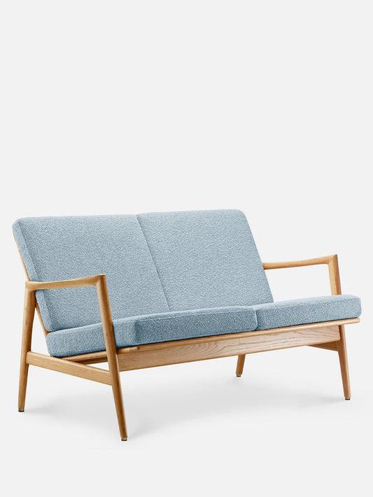Stefan 2-Seater in Boucle Blue