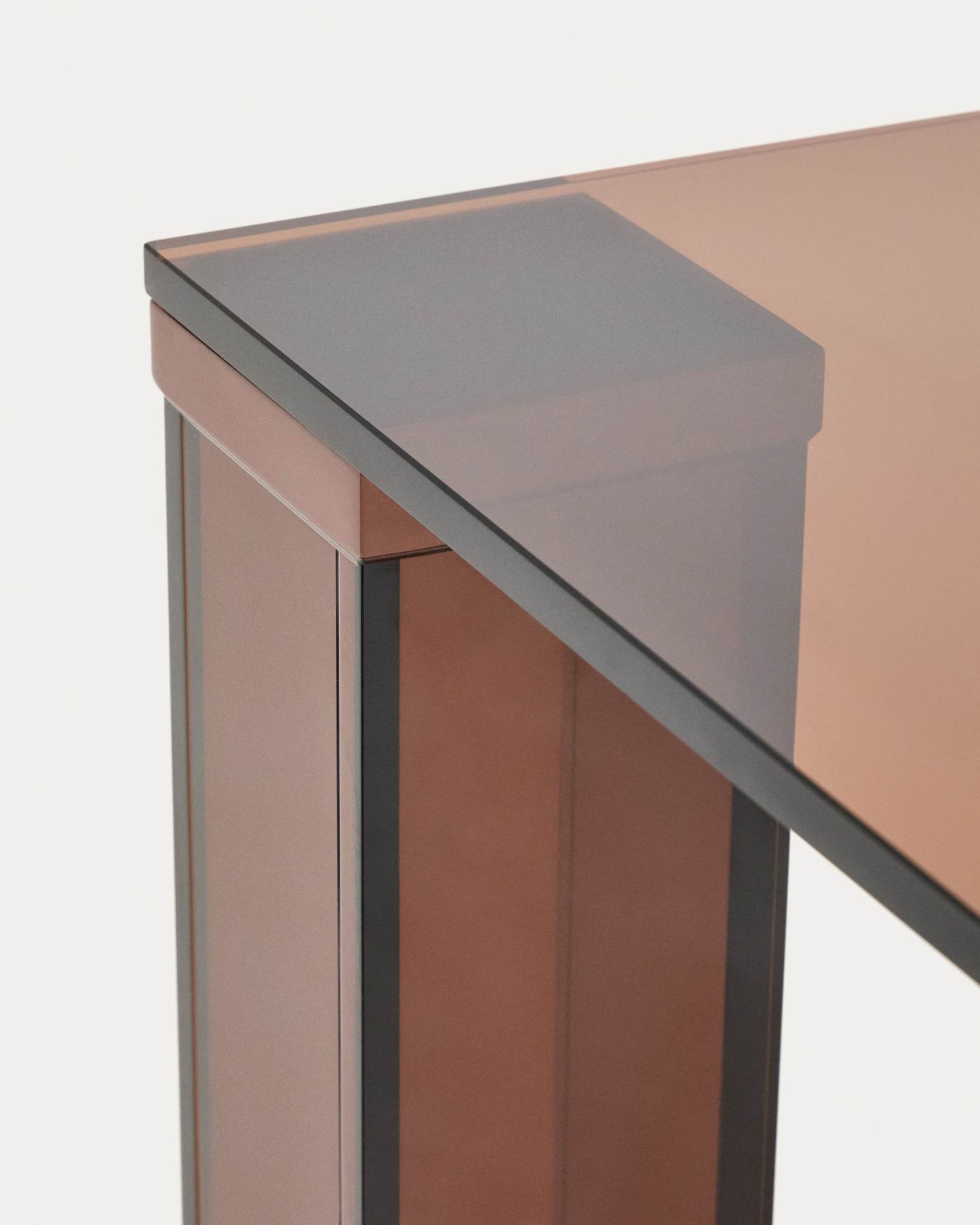 Table Adularia en verre trempé