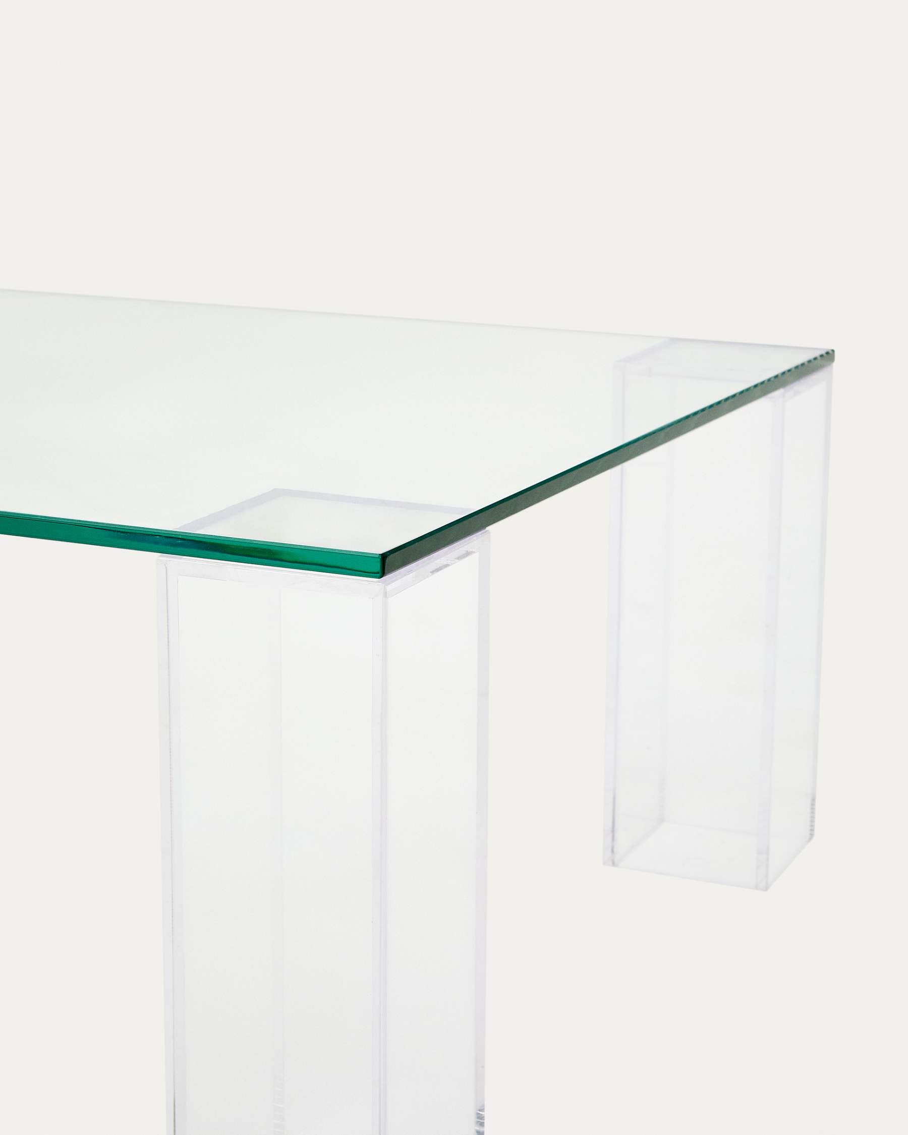 Table basse Adularia en verre trempé