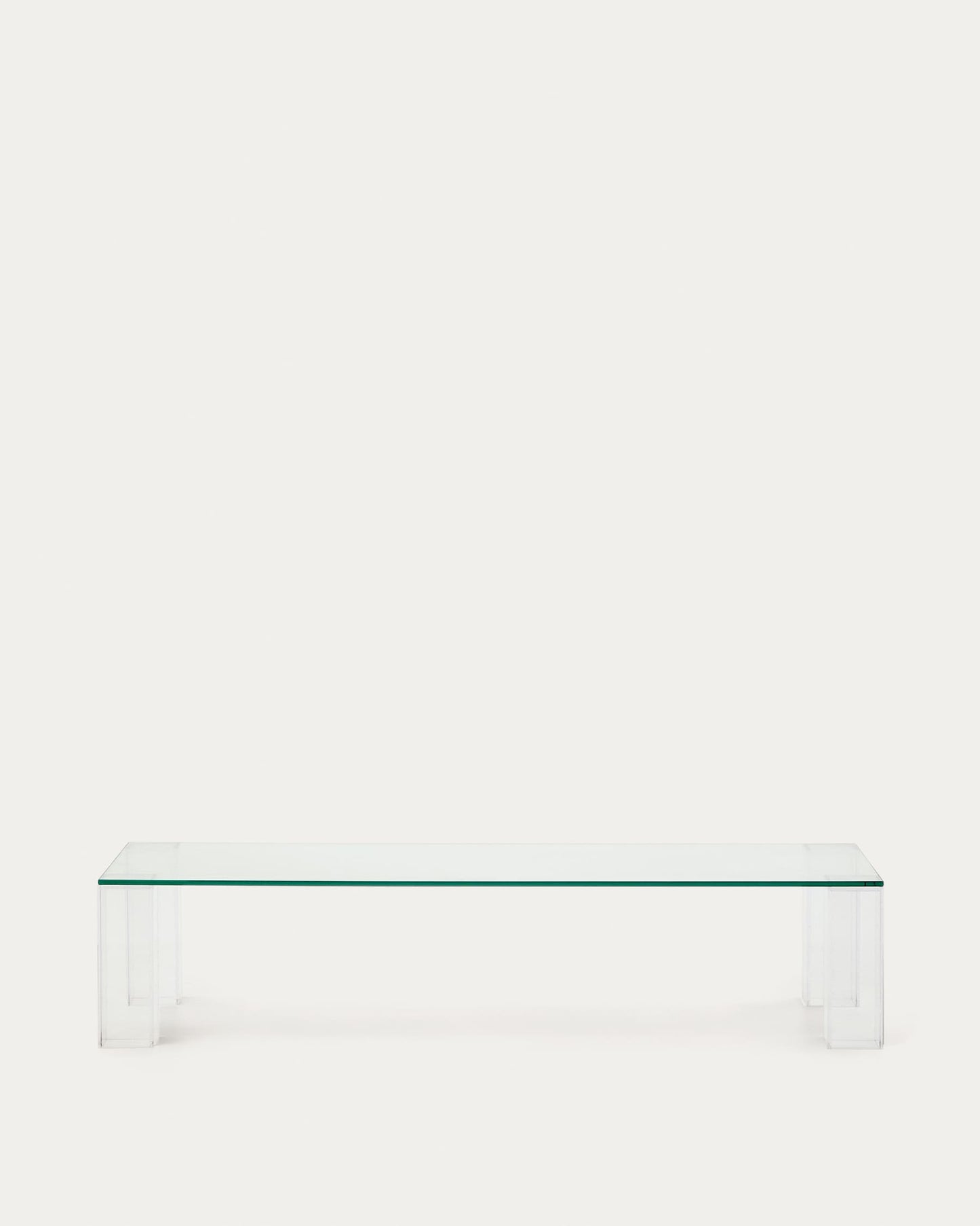 Table basse Adularia en verre trempé