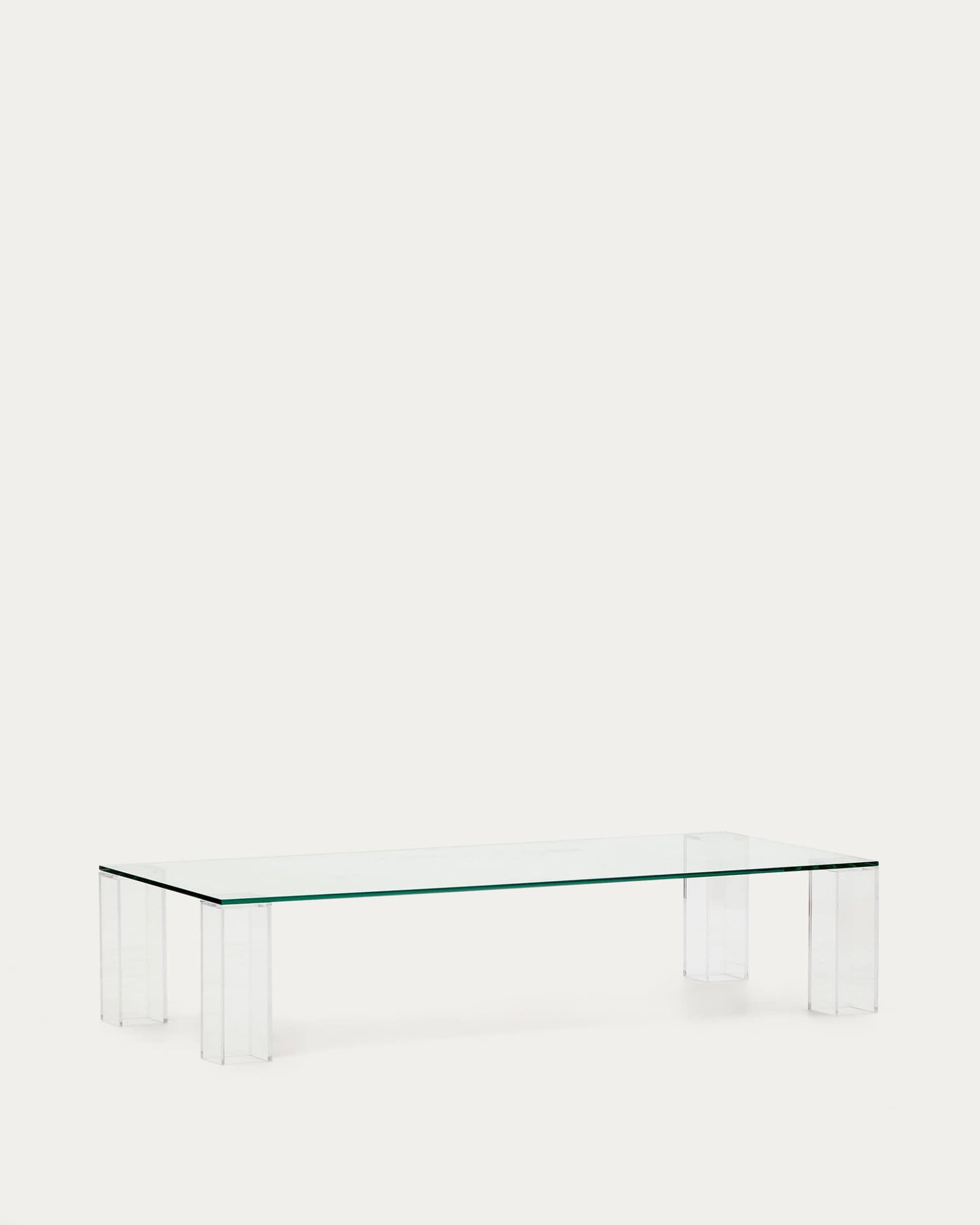 Table basse Adularia en verre trempé