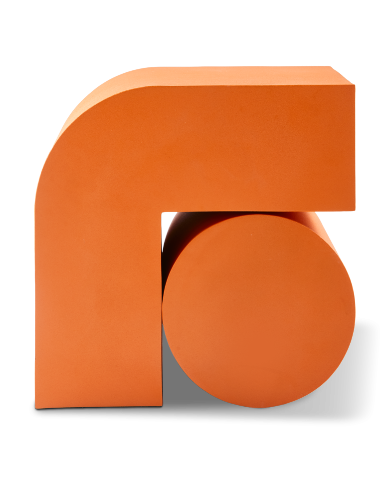 Table d'Appoint Kombo Orange