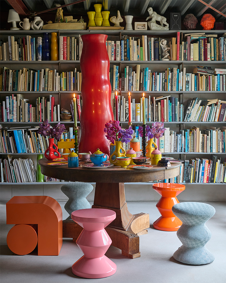 Table d'Appoint Kombo Orange