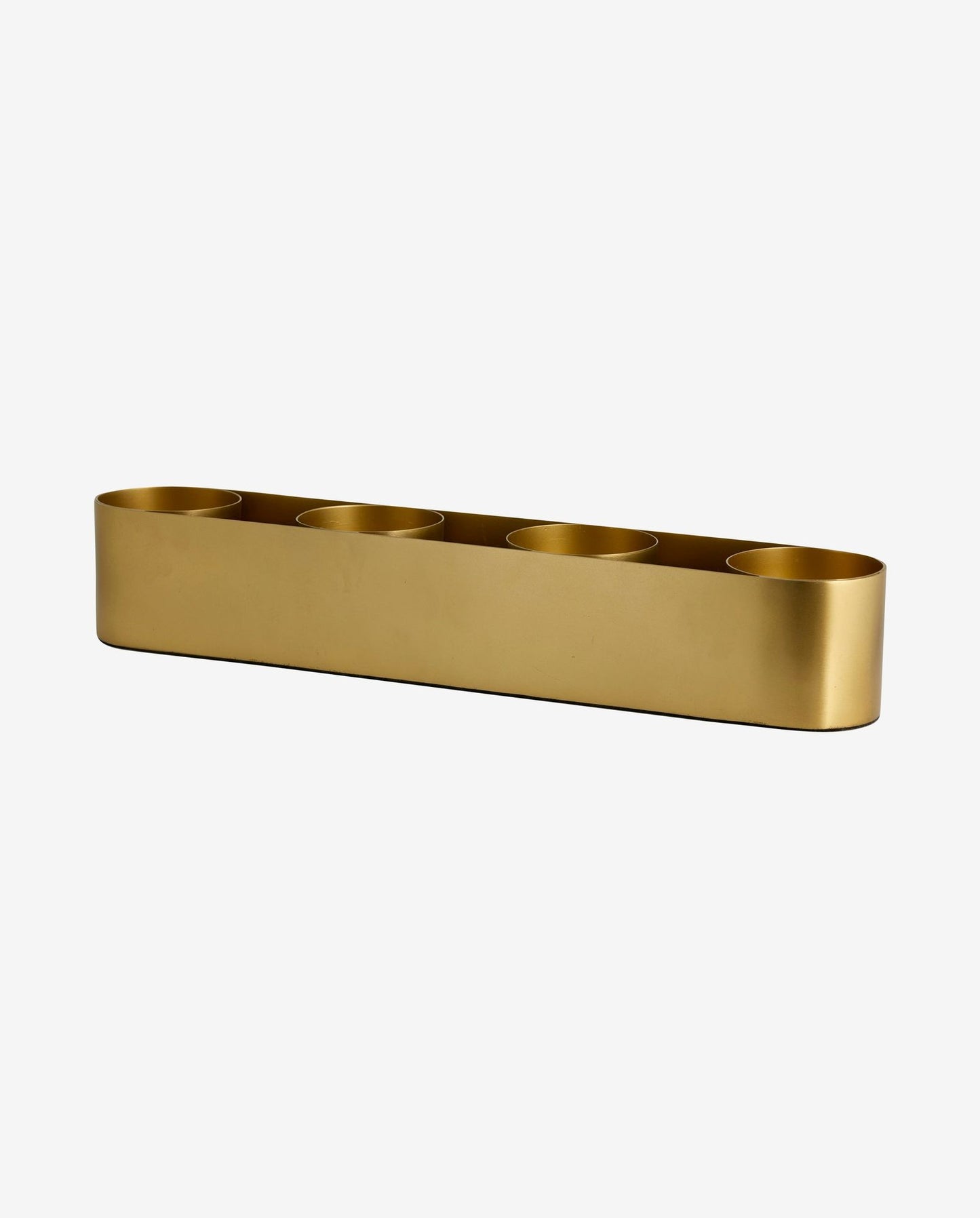 Nordal A/S GILI candle holder, large, f/4 candles - golden finish