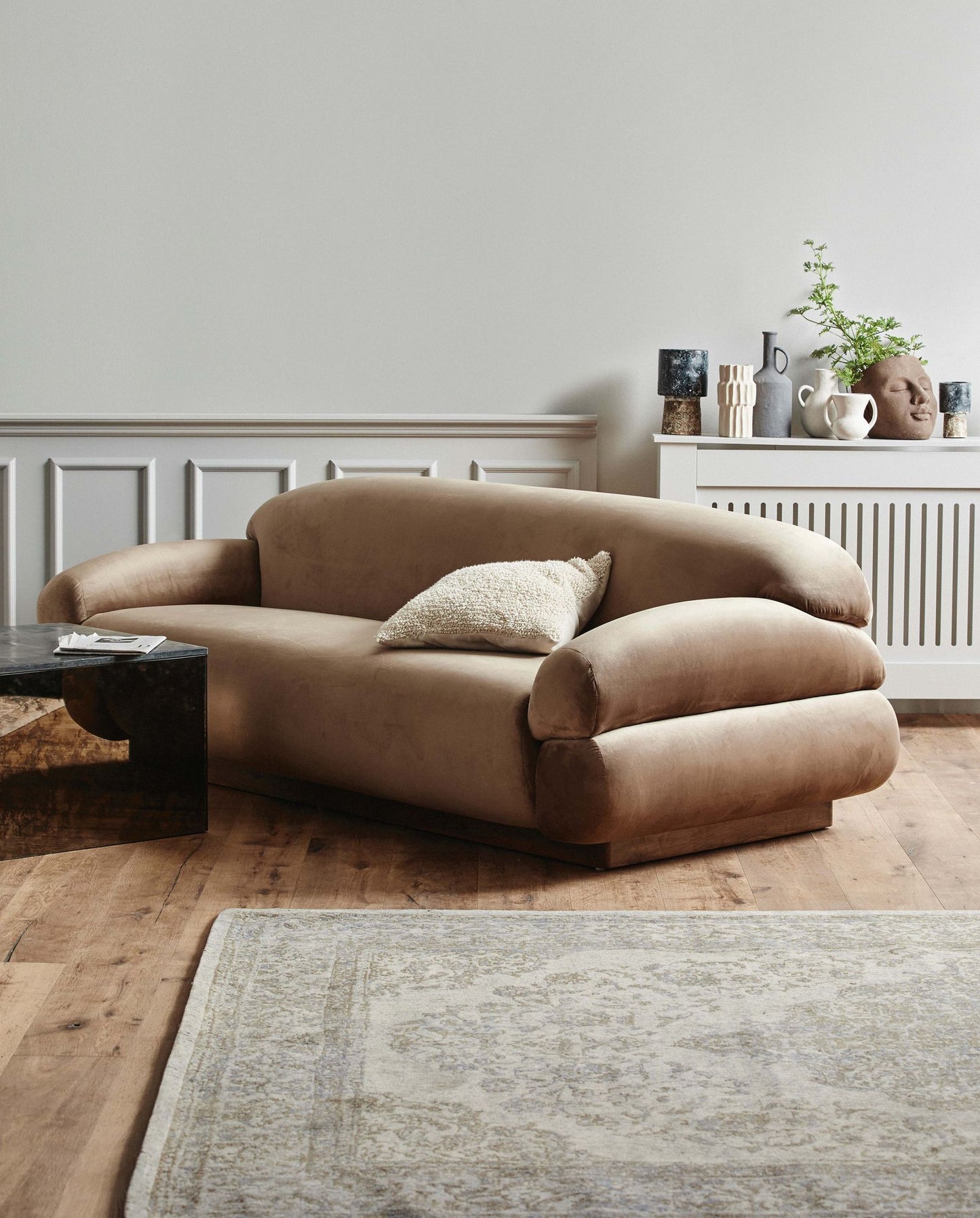 Nordal A/S PEARL woven carpet, sand/beige