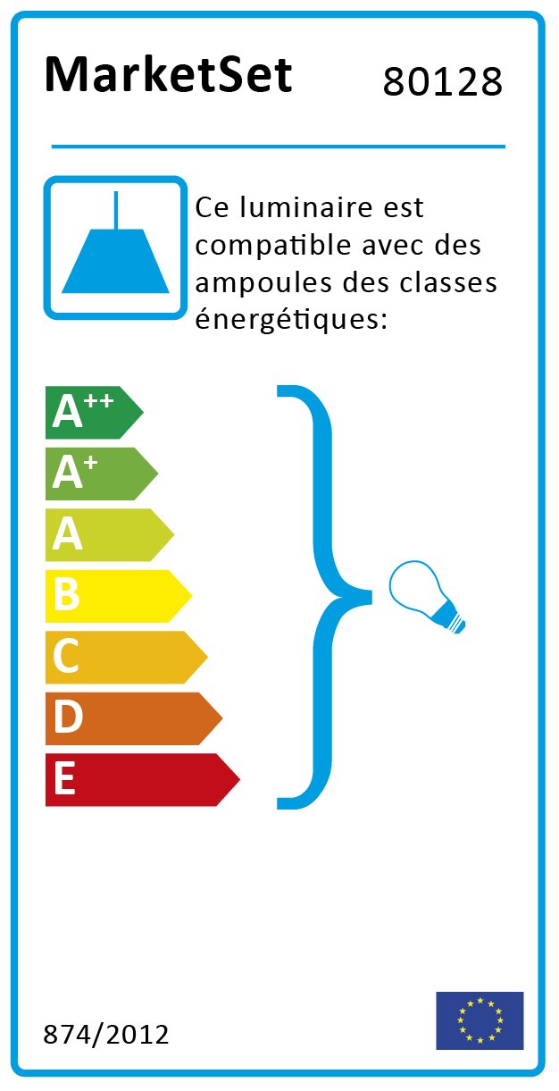 Applique graphique en laiton, Waterlily