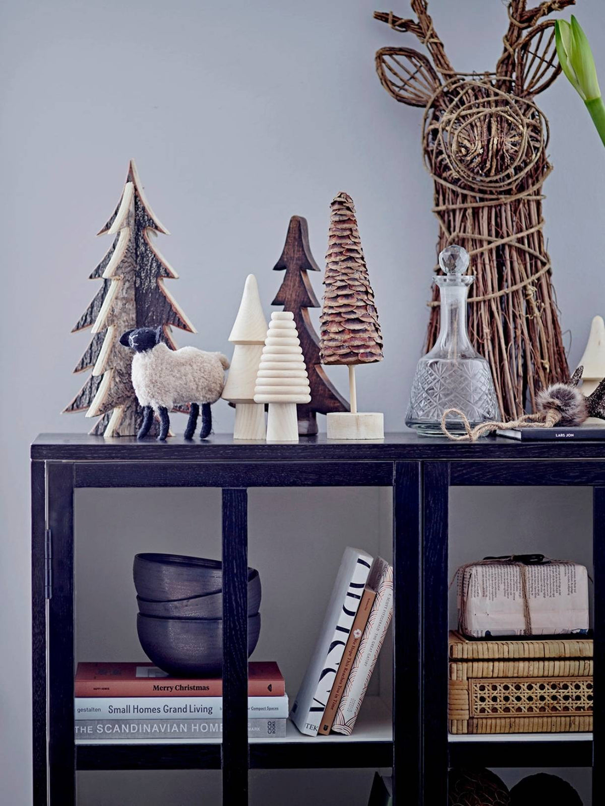 Arbre de Noël en bois de bouleau H50 cm, Ro