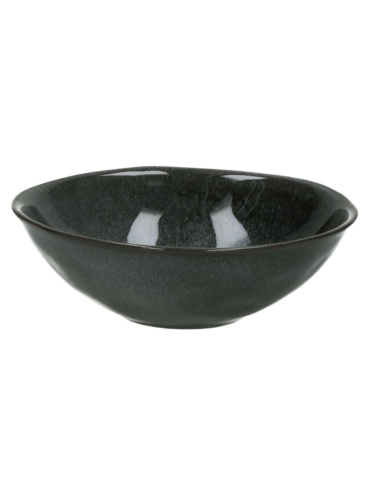 Assiettes creuses en grès x6, Pauline