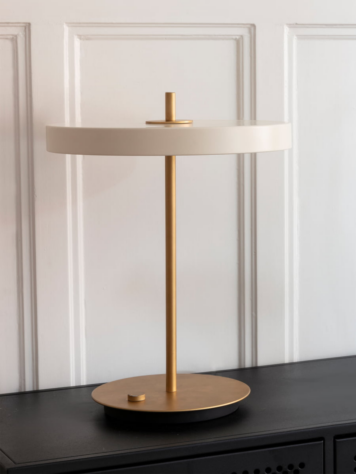 Lampe à poser sans fil blanc perle, Asteria Move