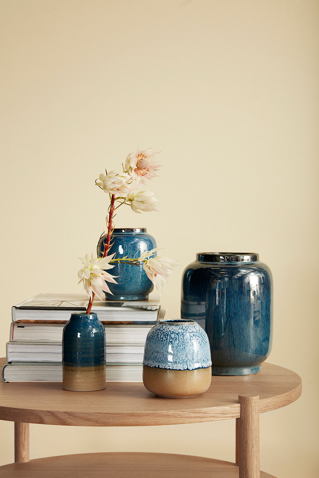 Table Acorn, basse Ronde Naturel