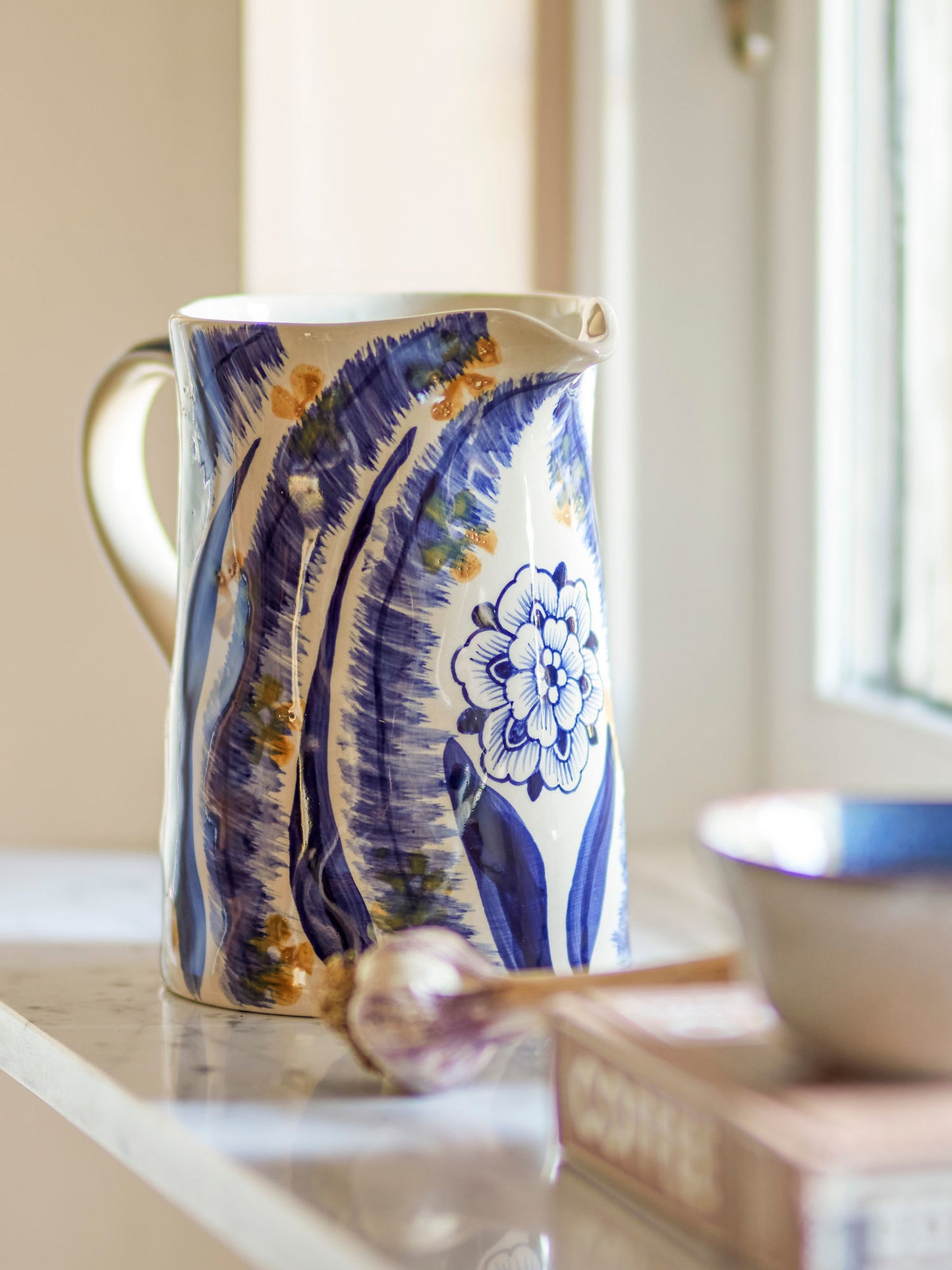 Bloomingville Anuuk Vase, Blue, Grès