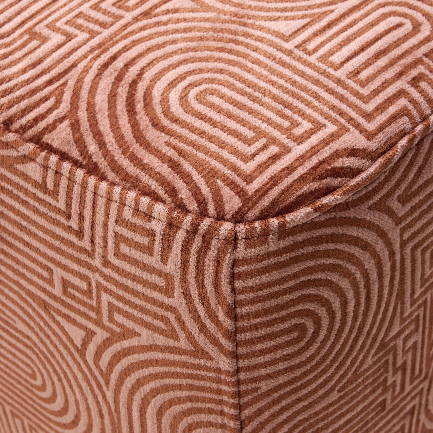 Banc ARNEL klark rose de pêcher caramel
