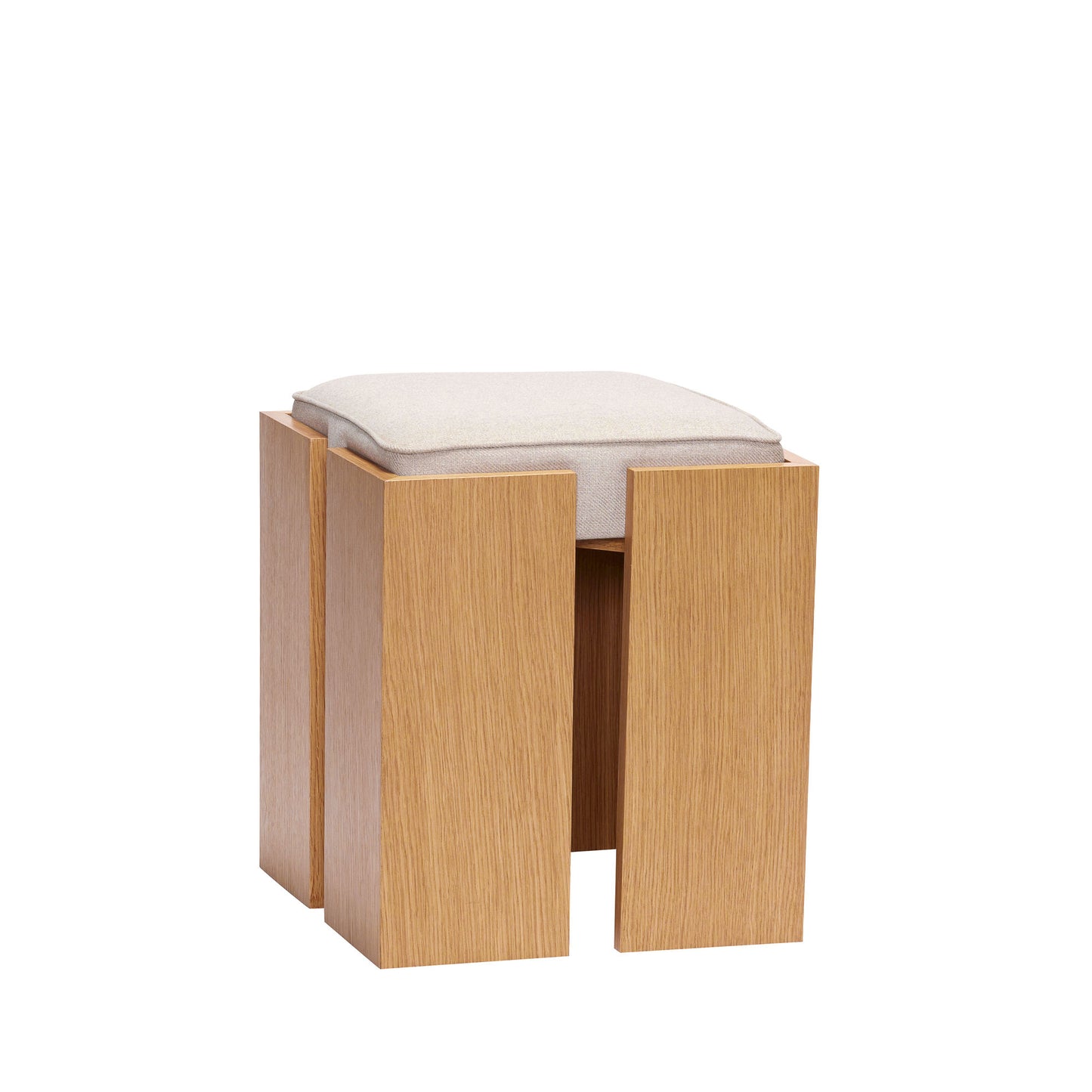 Hübsch Forma Tabouret Sable/Naturel
