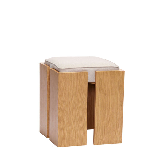 Hübsch Forma Tabouret Sable/Naturel