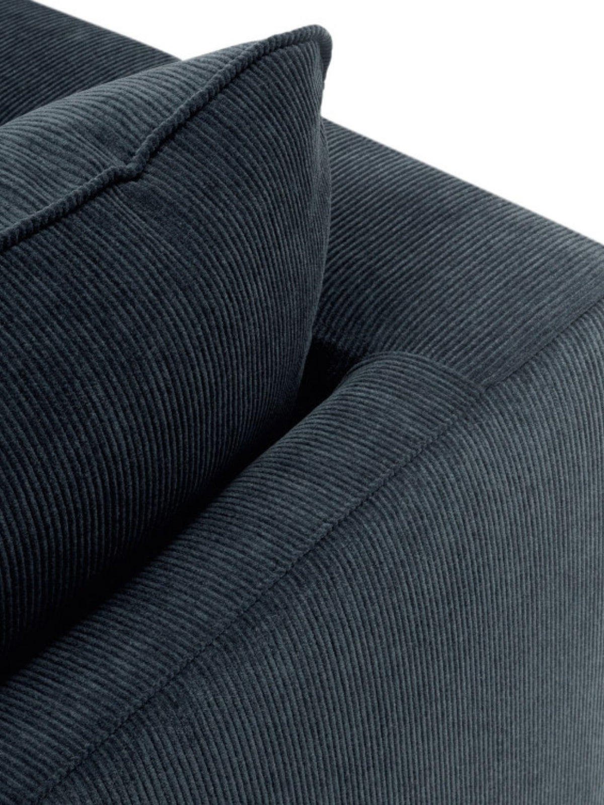Canapé droit en tissu chenille, Sophia Spicy