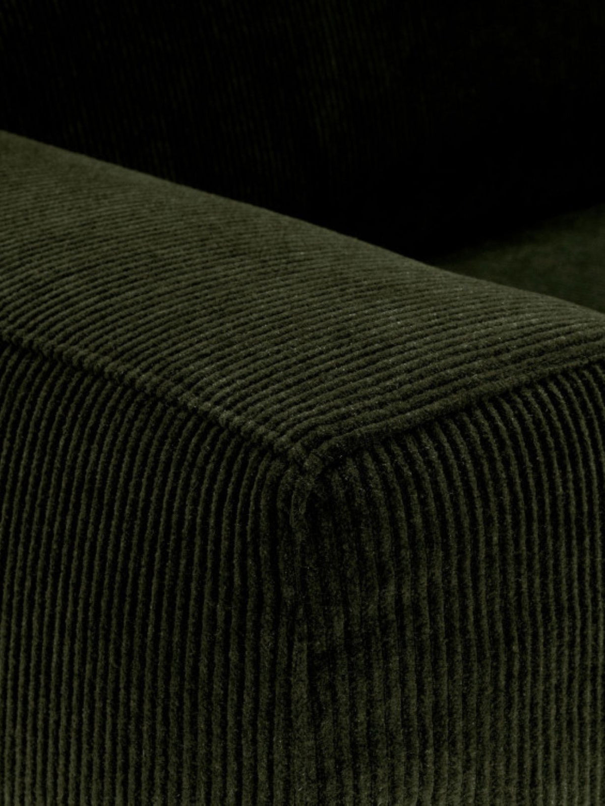 Canapé droit en tissu chenille, Sophia Spicy