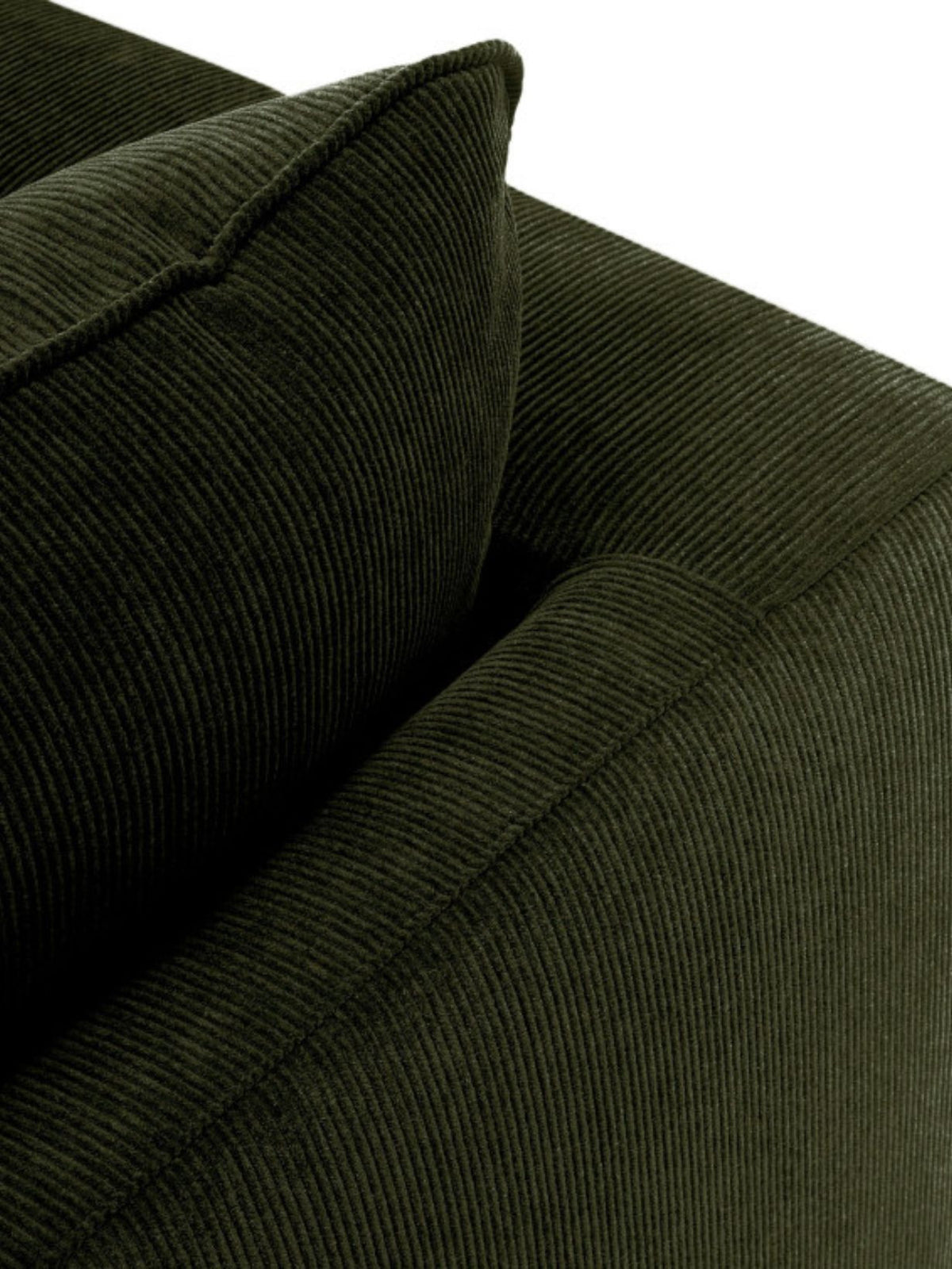 Canapé droit en tissu chenille, Sophia Spicy