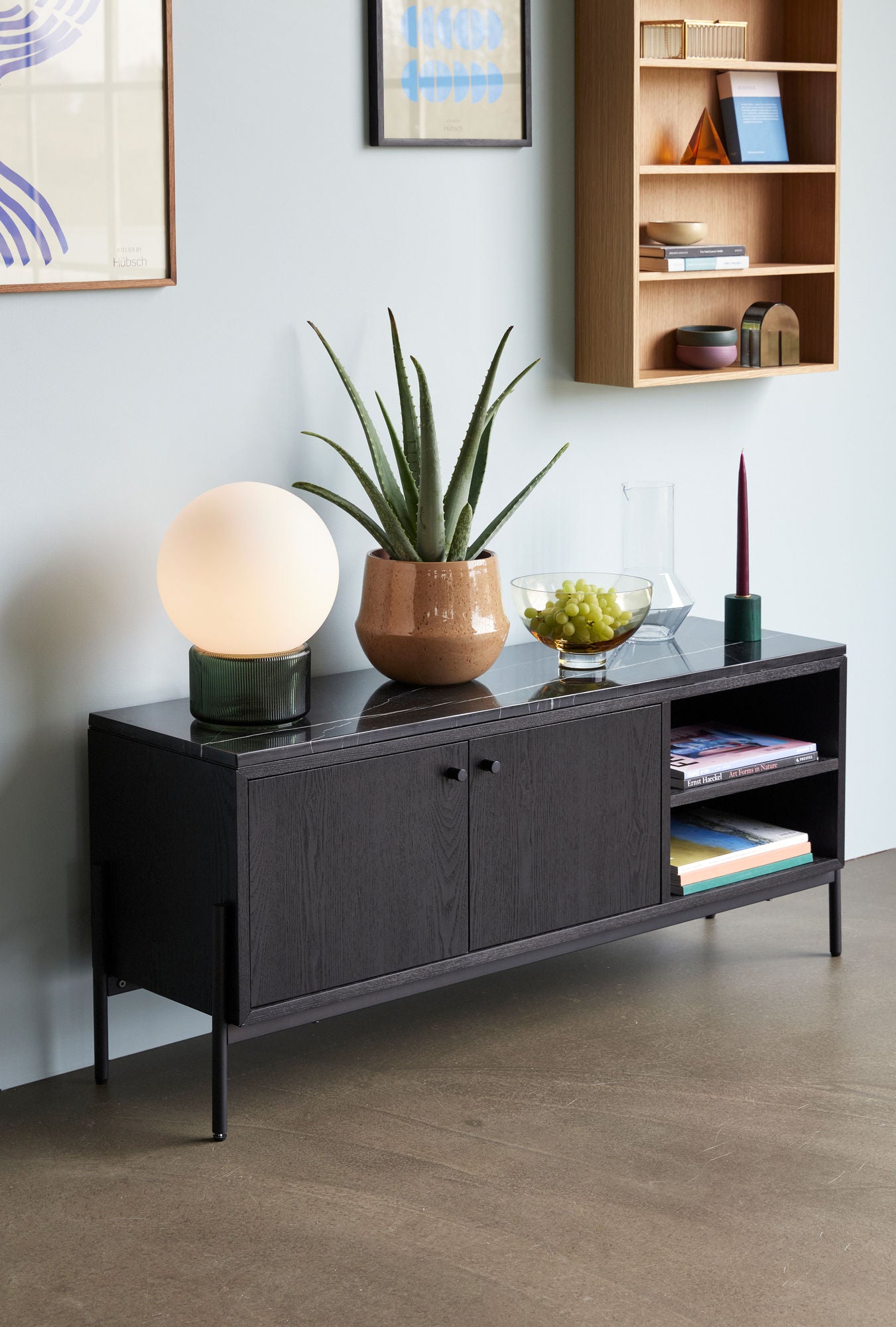 Hübsch Sphere Table Lamp Green