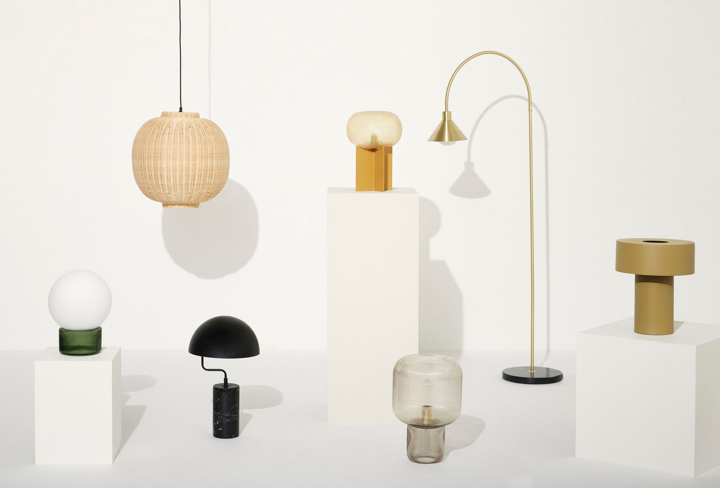 Hübsch Sphere Table Lamp Green