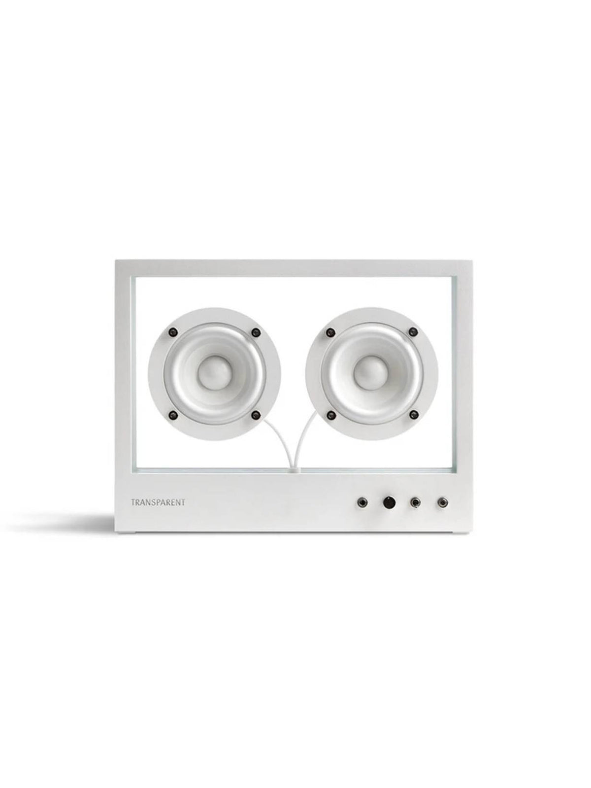 Enceinte Bluetooth en verre trempé, Small Transparent Speaker