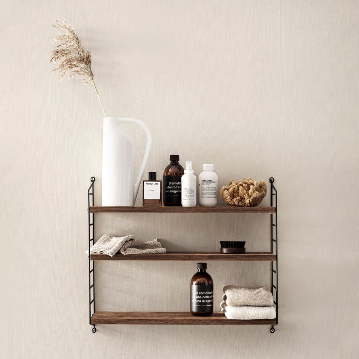 Étagère en métal et en bois, Pocket