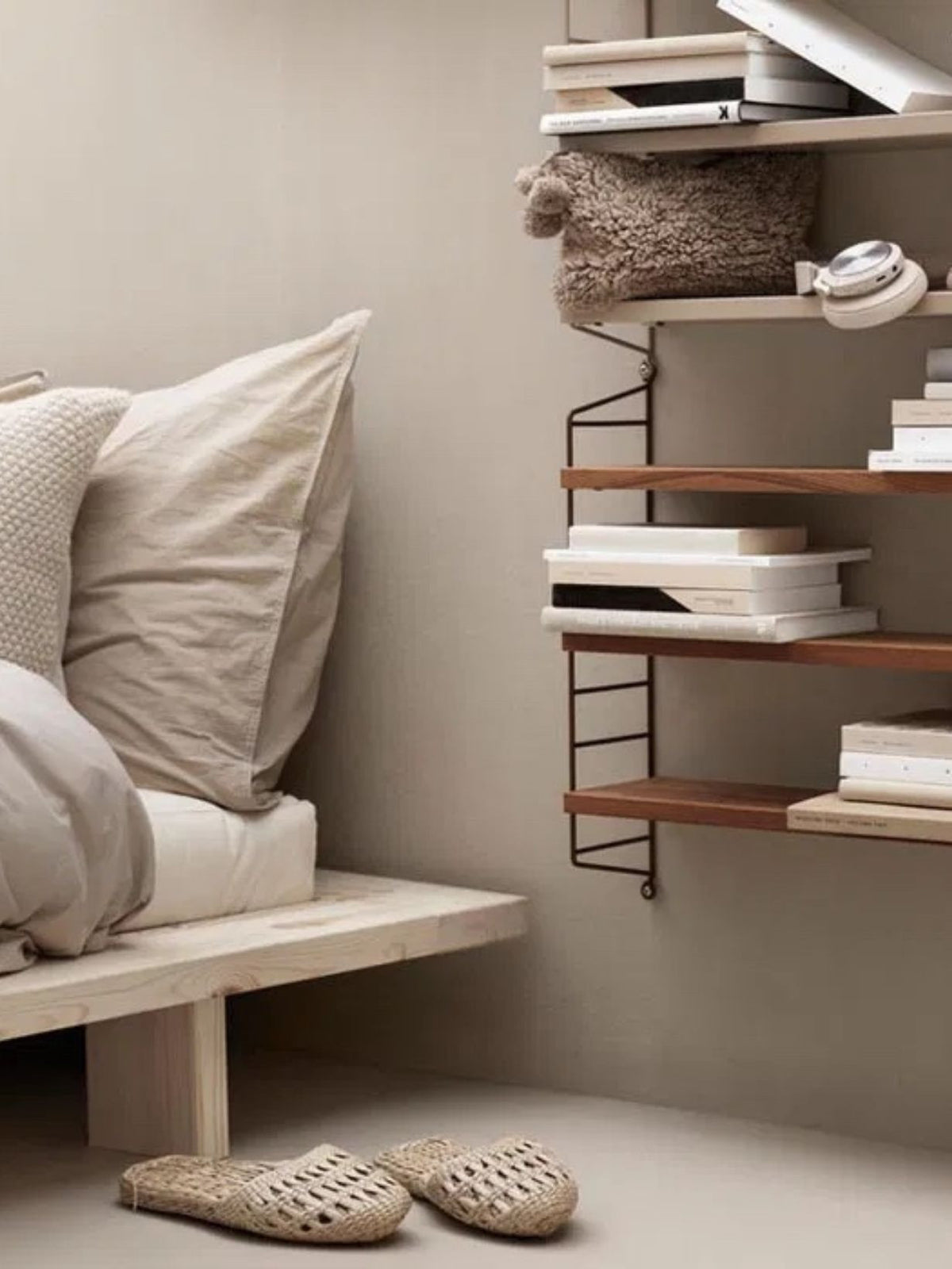 Étagère en métal et en bois, Pocket