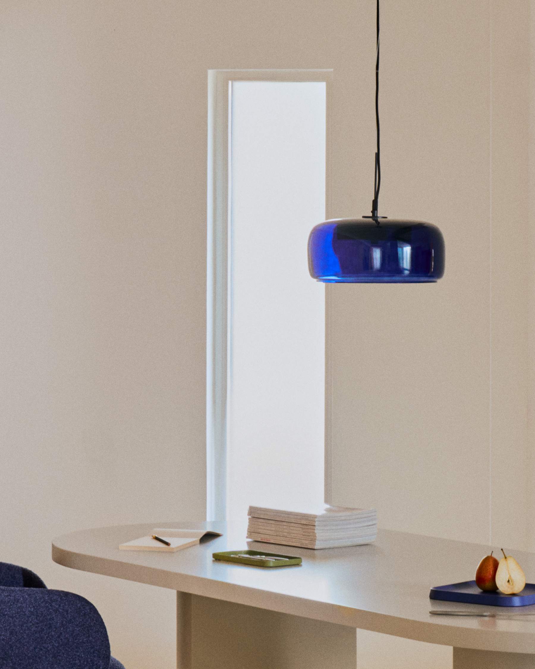 Plafonnier Reig en verre Ø 38 cm