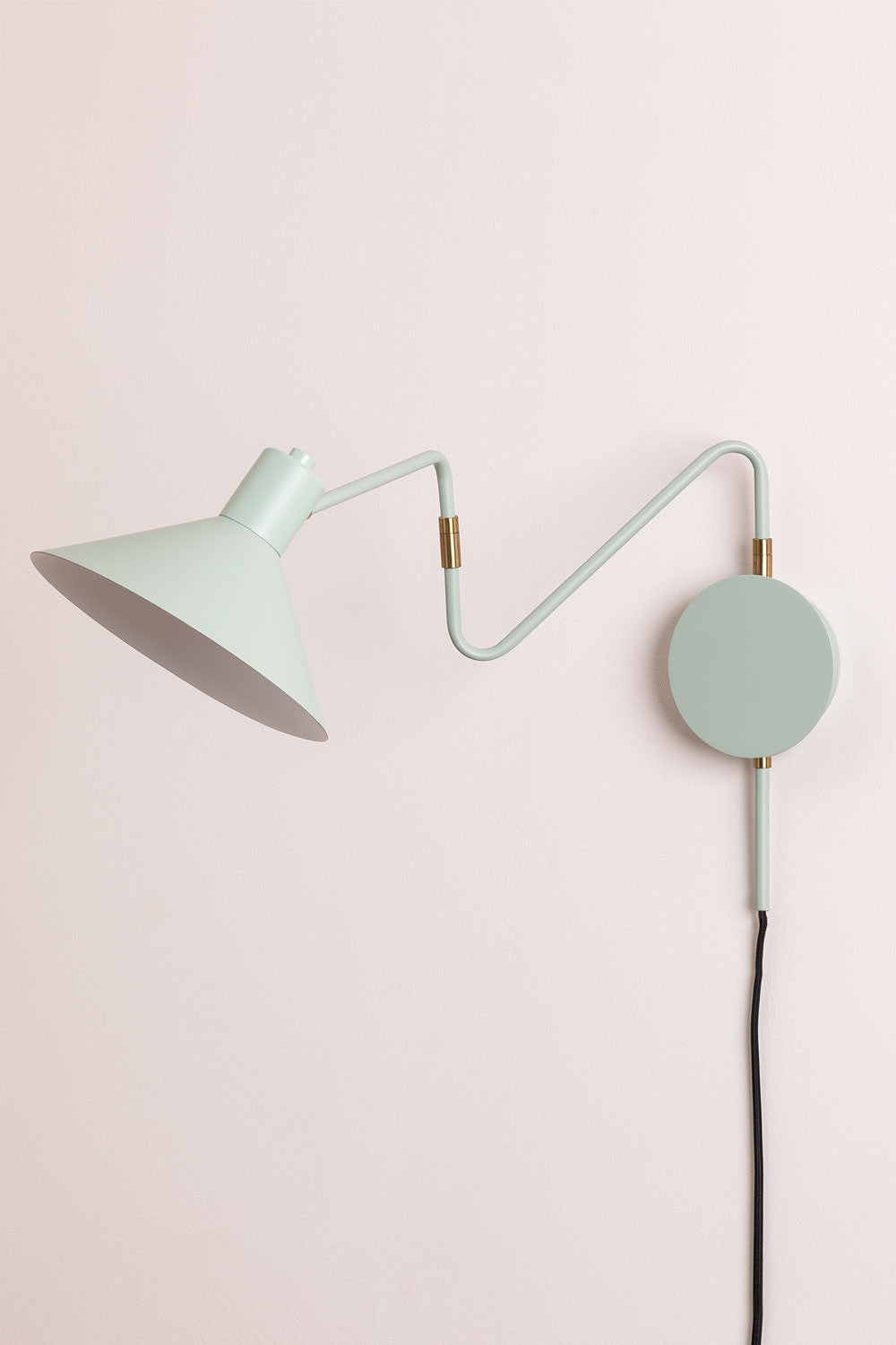 Lampe murale orientable en fer Lizz