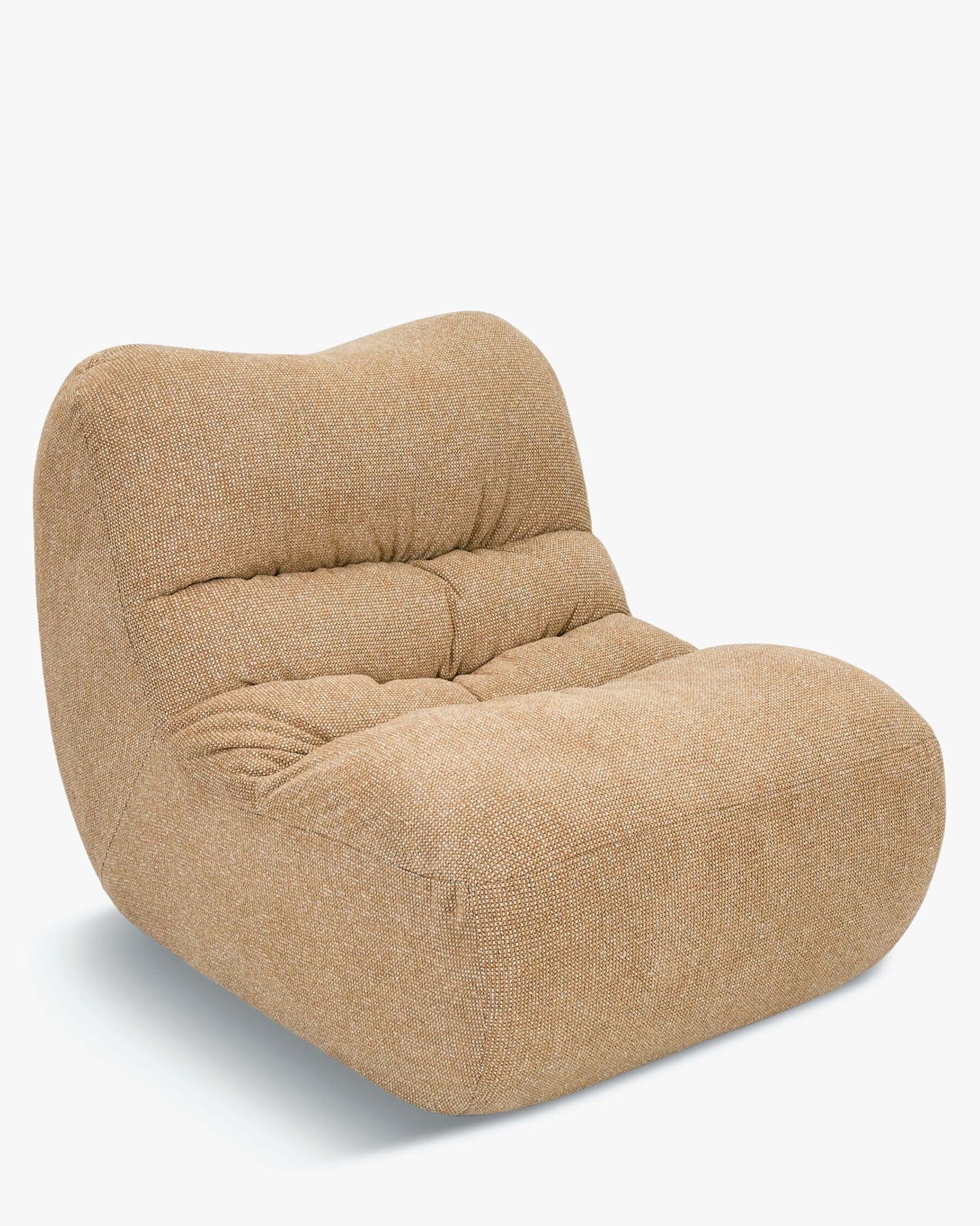 Fauteuil, Tweed marron écureuil, Chill