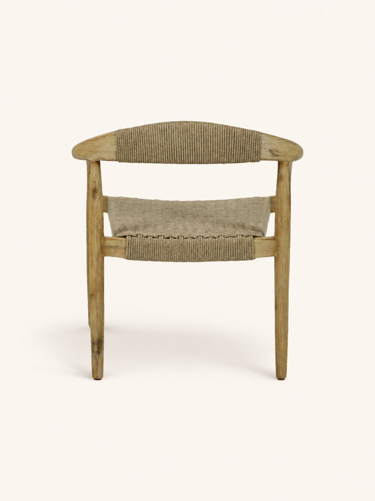 HAILEY - fauteuil lounge - tissu - L 66 x W 75 x H 77 cm - ambre foncé