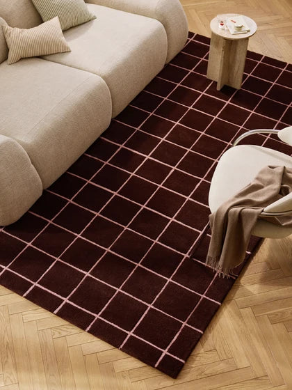 Tapis en laine tufté main Kallie