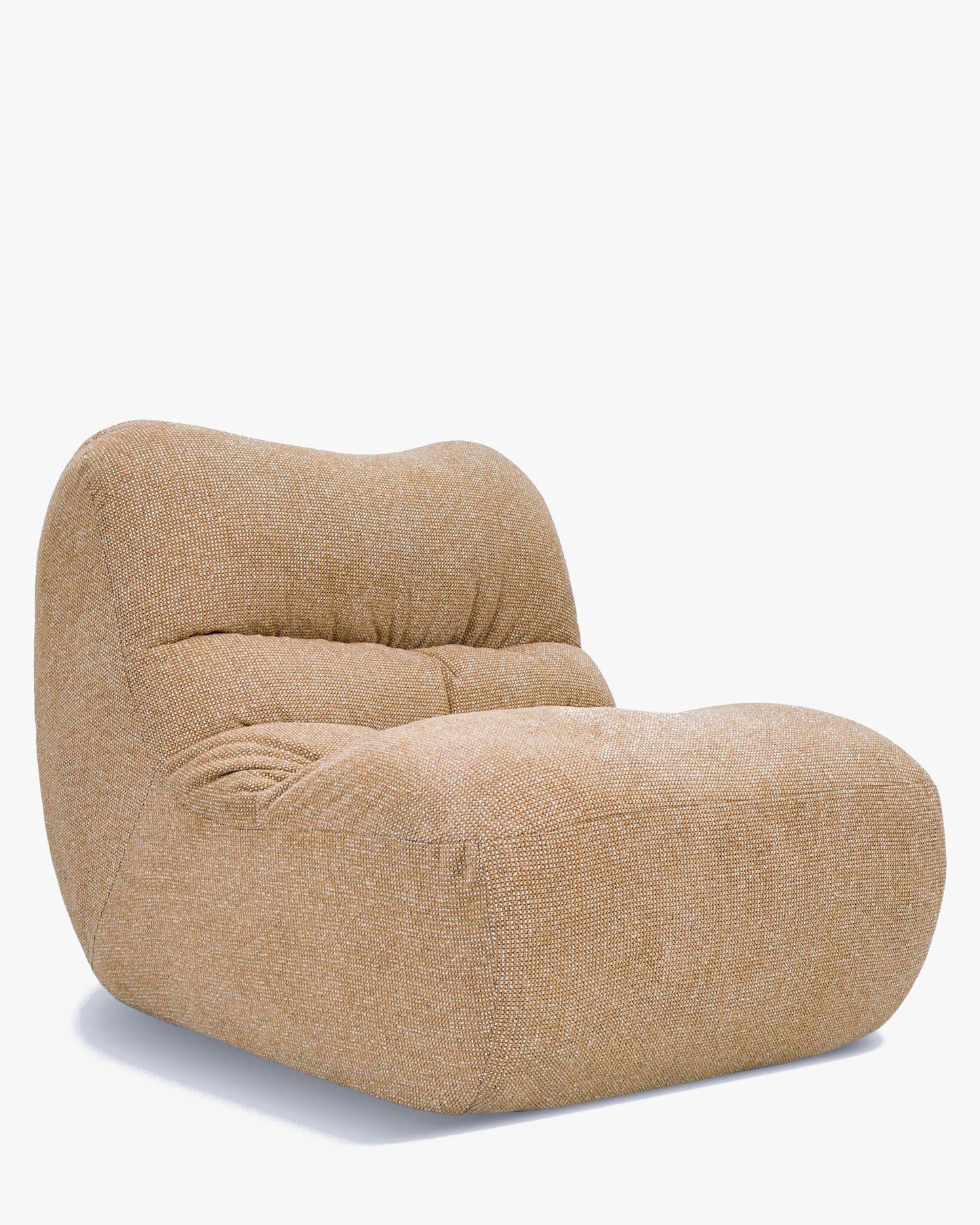 Fauteuil, Tweed marron écureuil, Chill
