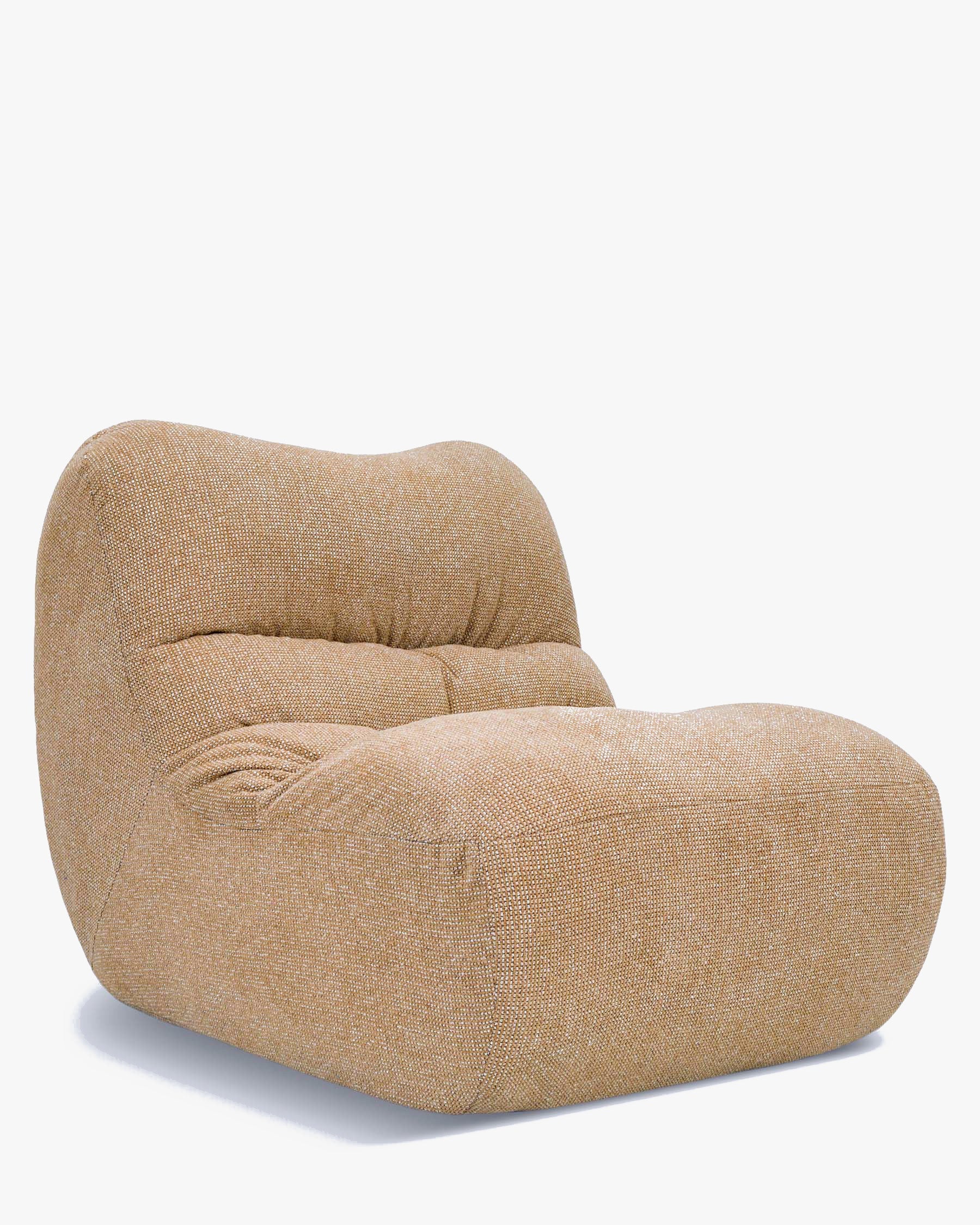 Fauteuil, Tweed marron écureuil, Chill