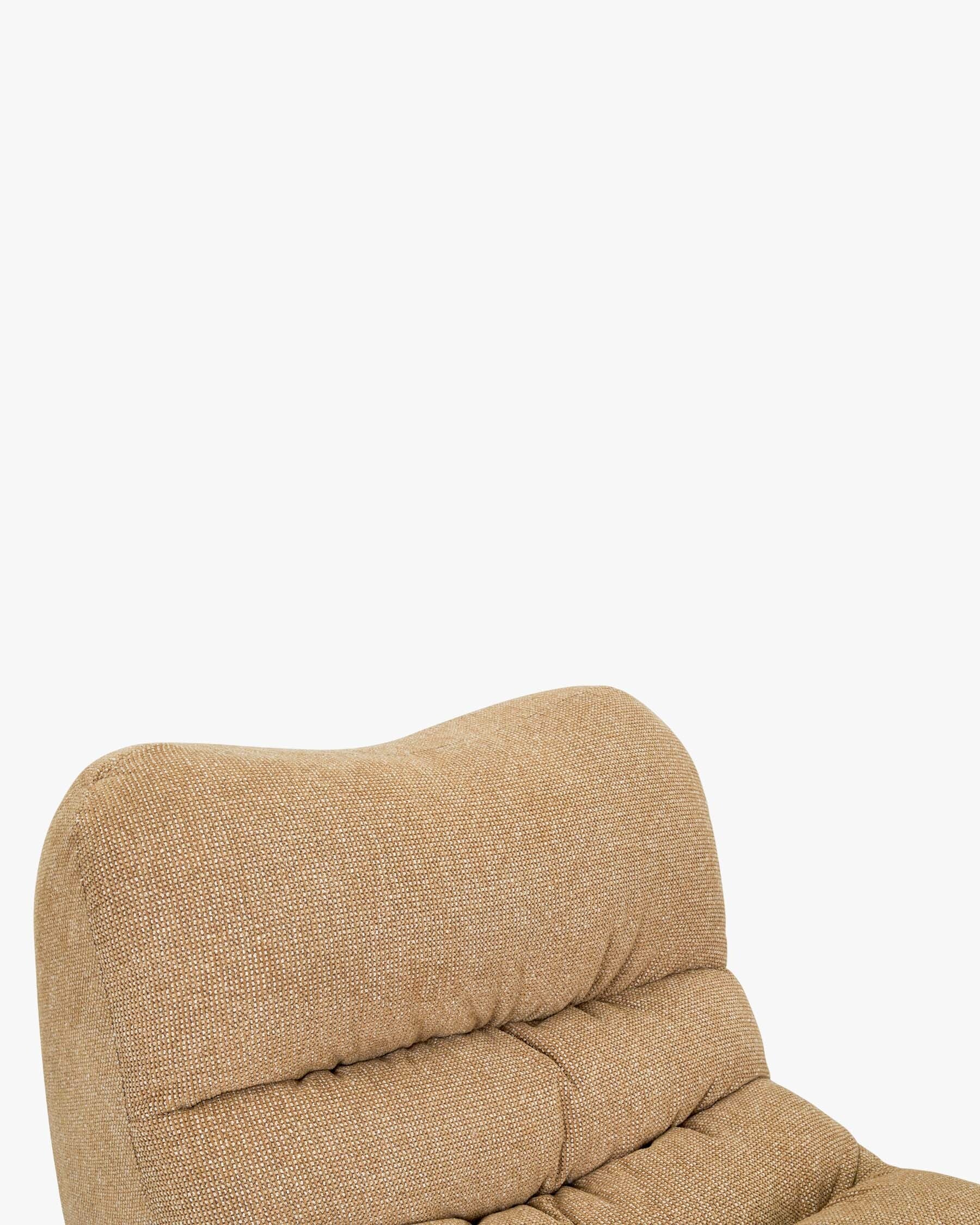 Fauteuil, Tweed marron écureuil, Chill