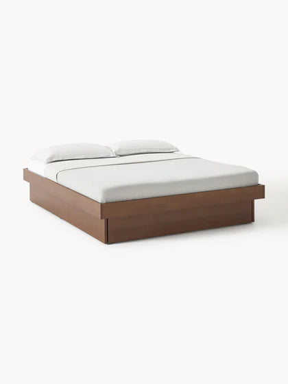 Lit en bois avec rangement Sato