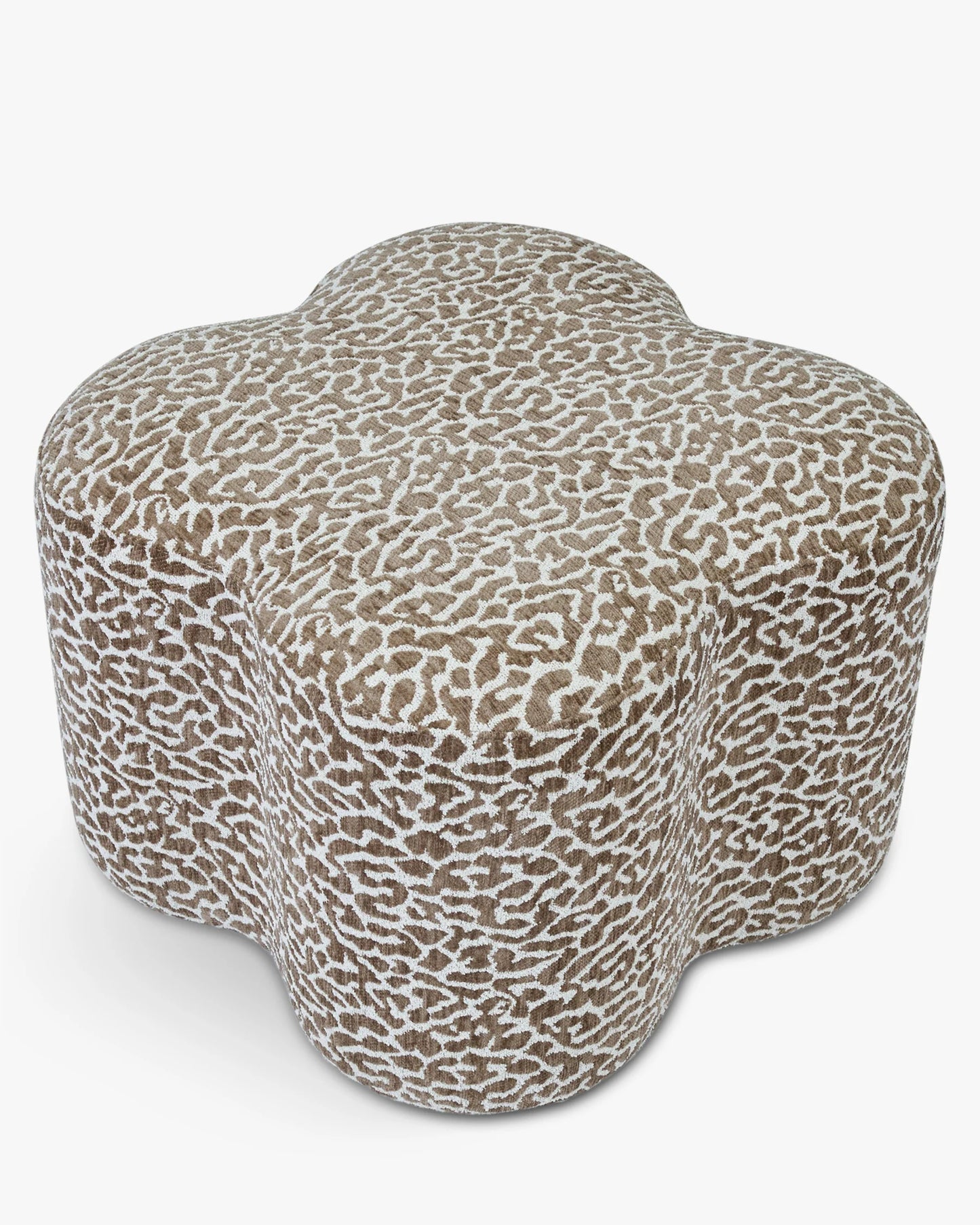 Pouf, Marron léopard, H40, Ipsy
