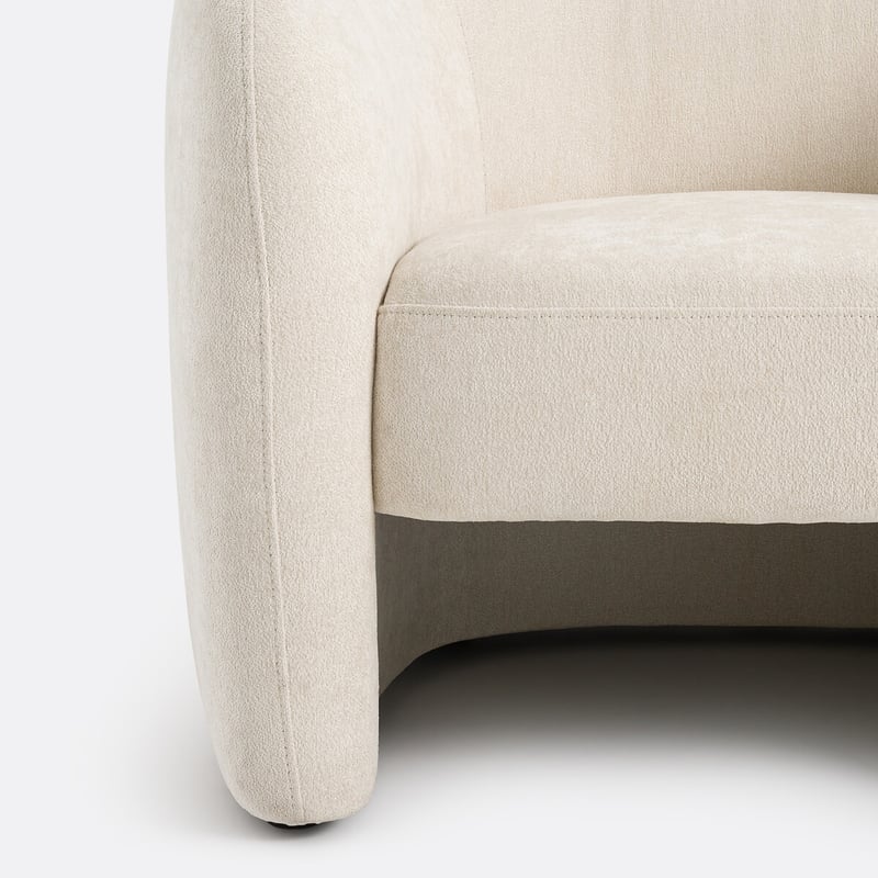 Fauteuil en chenillé, LANDINE