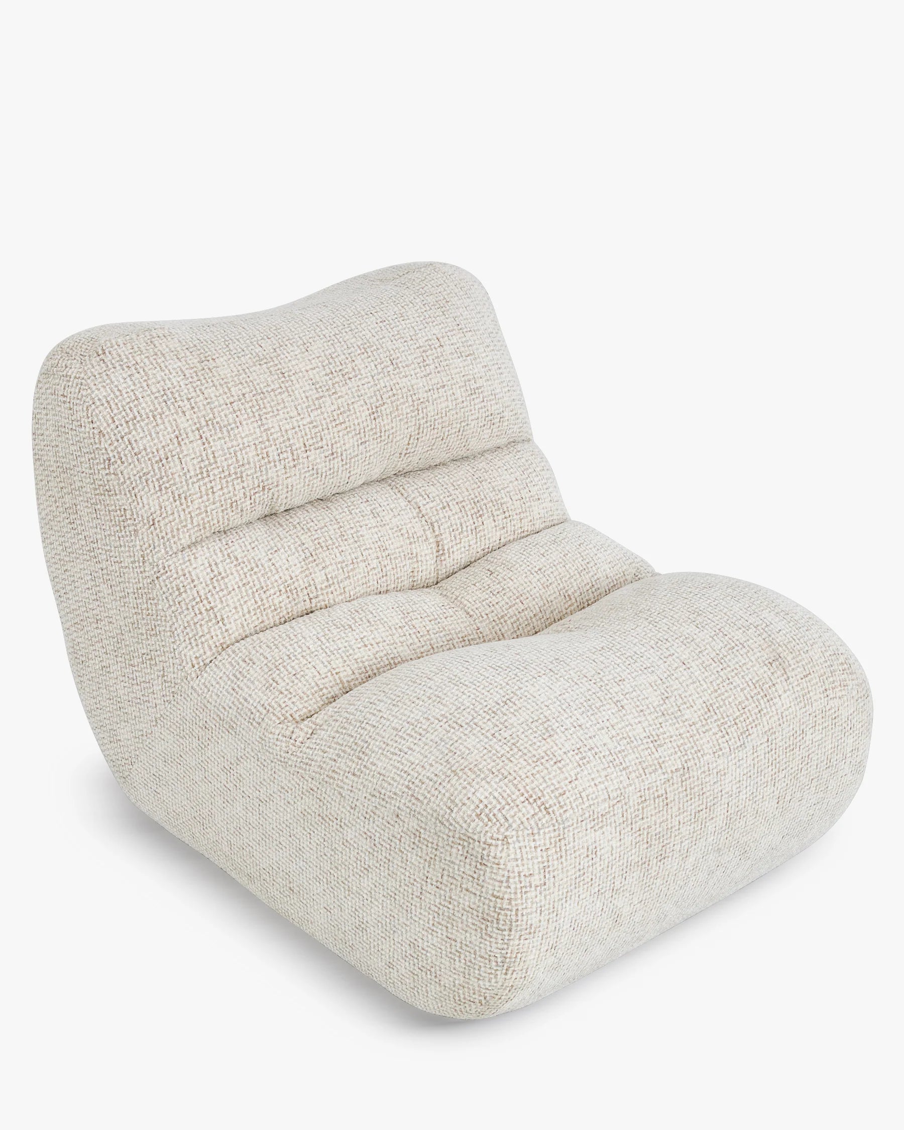 Fauteuil, Tweed marron écureuil, Chill