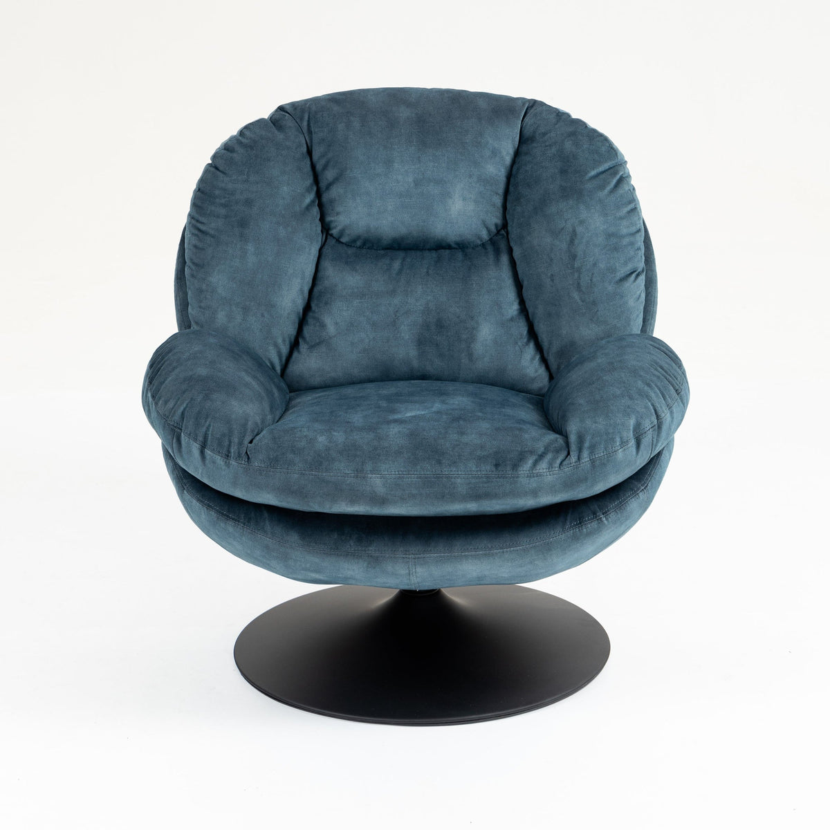 Fauteuil pivotant bleu gris
