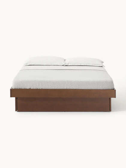 Lit en bois avec rangement Sato