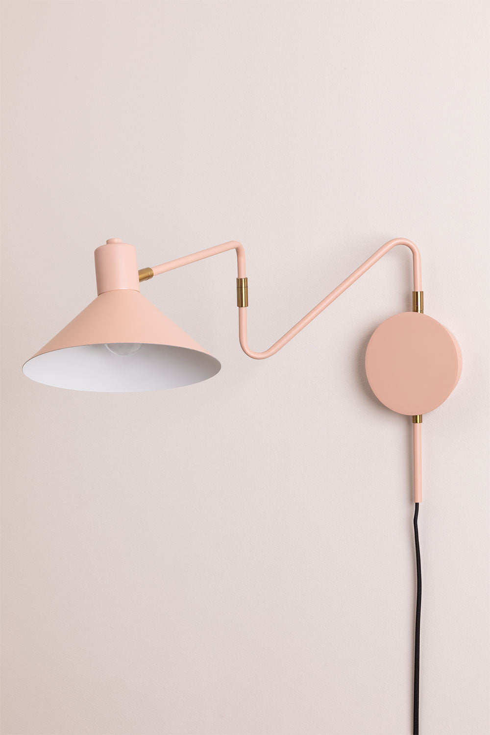 Lampe murale orientable en fer Lizz