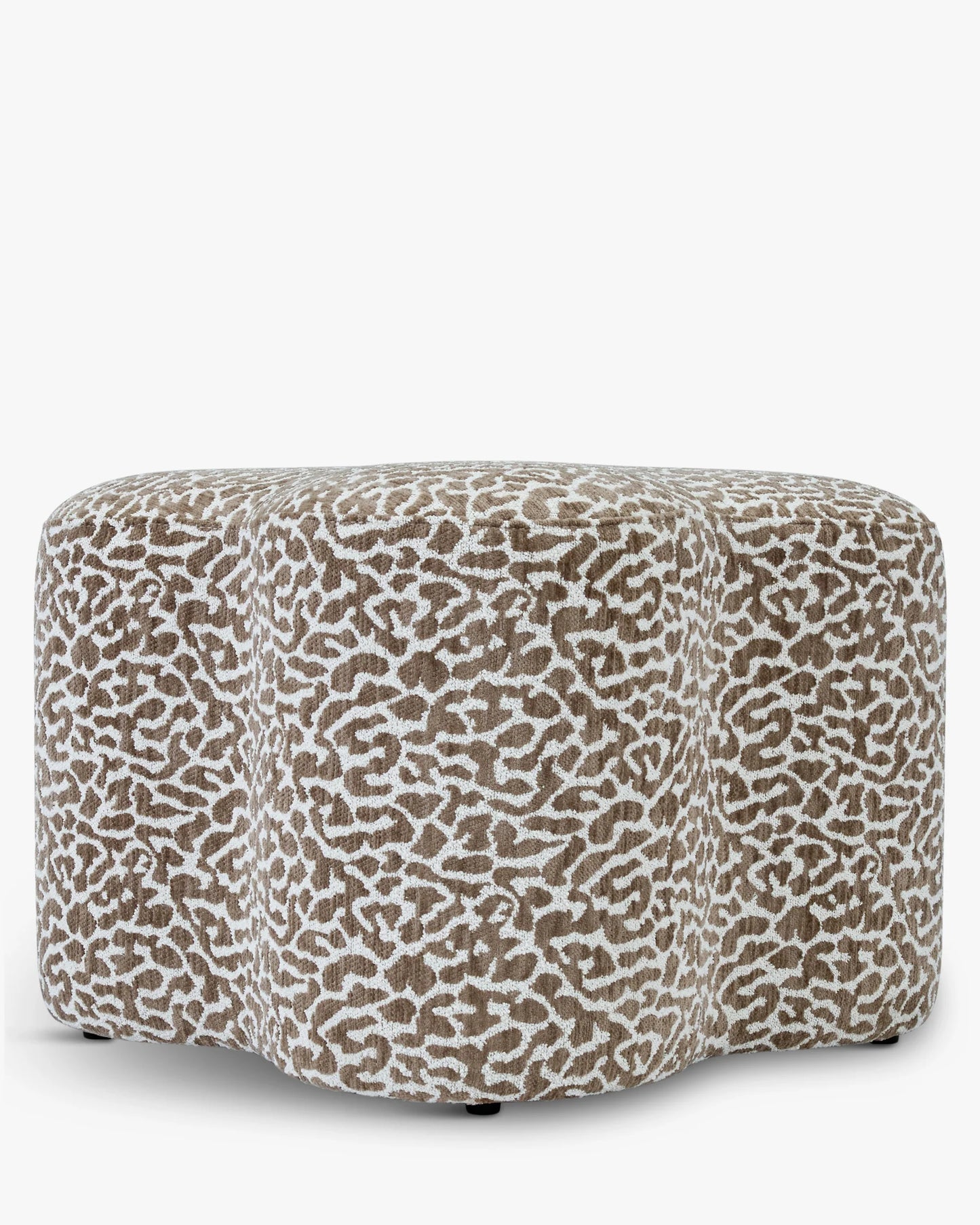 Pouf, Marron léopard, H40, Ipsy