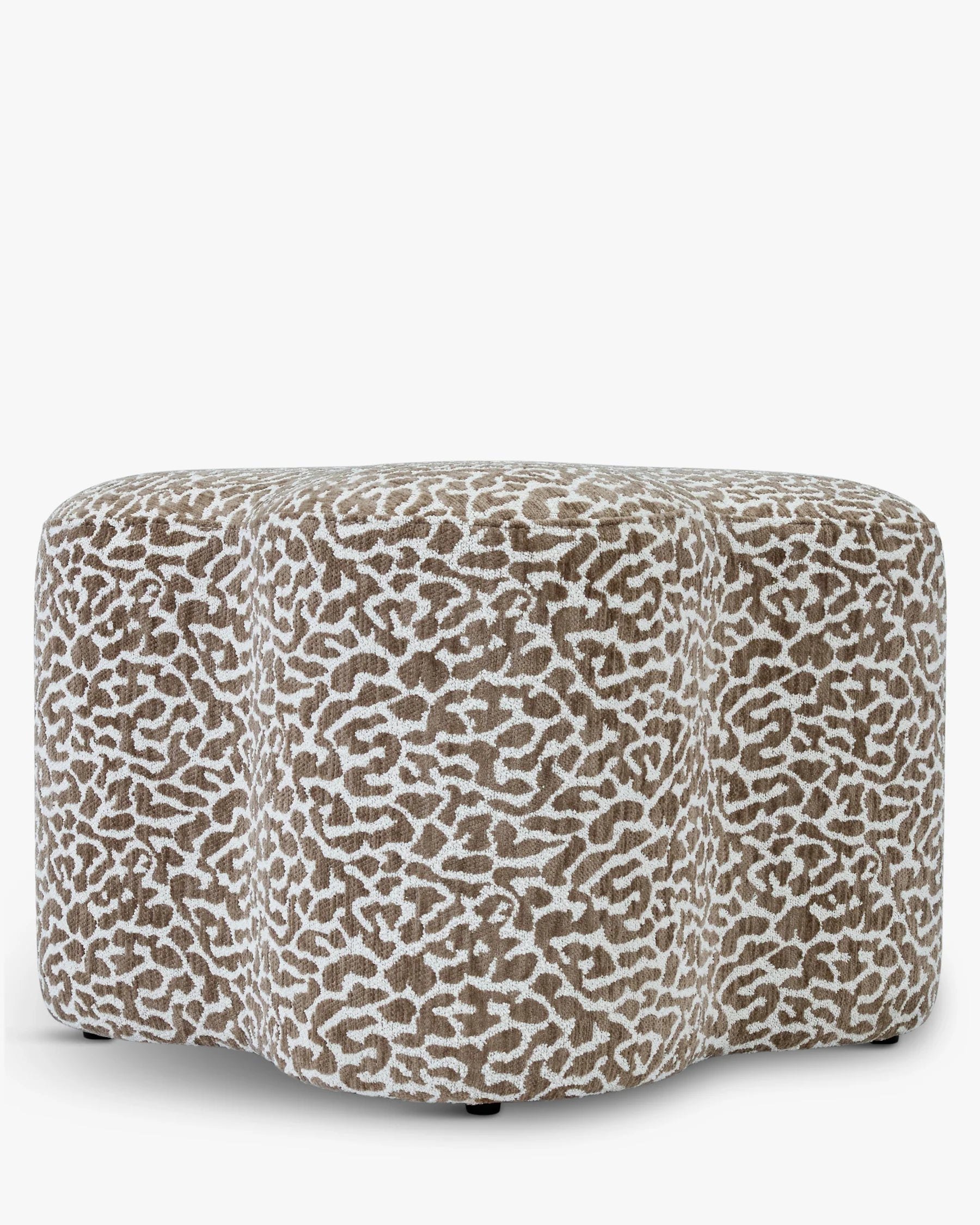 Pouf, Marron léopard, H40, Ipsy